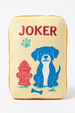 Muttjong Tile Plush Squeaker Dog Toy