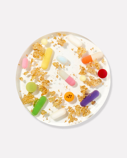 Pill + Gold Coaster Set (4)