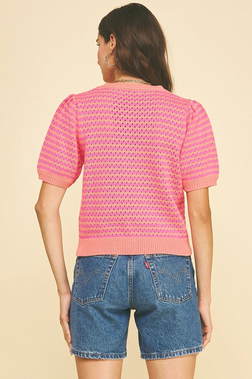 Colorblock Knit Top