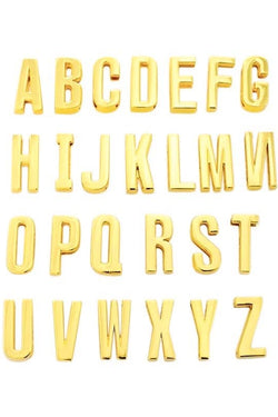 Gold Slide on Scarf Initials