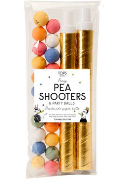 Fancy Pea Shooters w/Colored Paper Balls