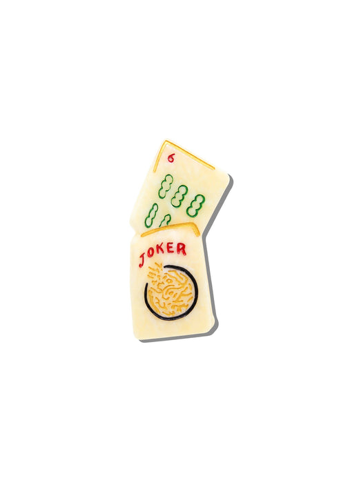 Hand Painted Mahjong Claw Clip