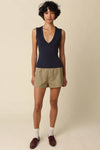 Kenny V-Neck Fitted Tank