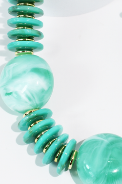 Round Top Turquoise Necklace