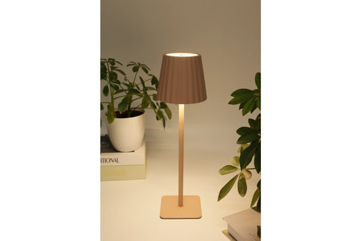 Fluted Led Touch Lamp