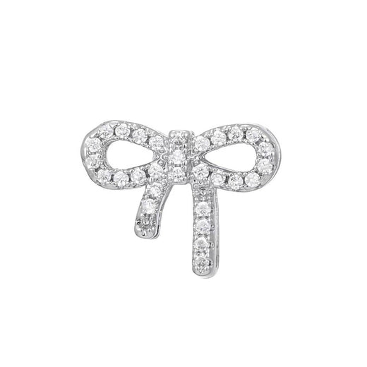 Slider Silver Bow Charm