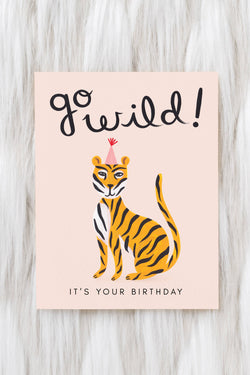 Go Wild Birthday Greeting Card