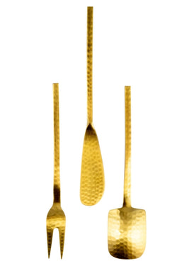 Gold Appetizer Utensils (Set 3)