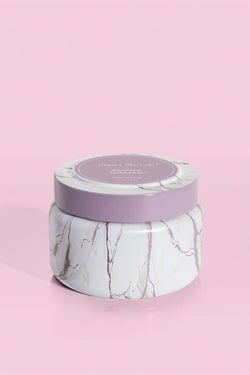 8.5oz Aloha Orchid Modern Marble Travel Tin Candle