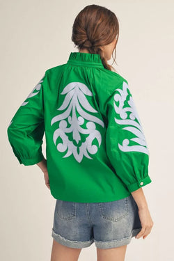 Baroque Applique Top