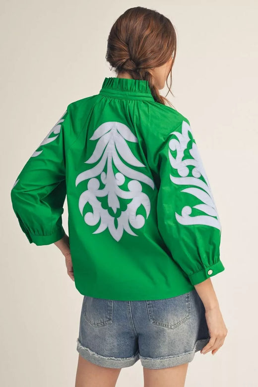 Baroque Applique Top