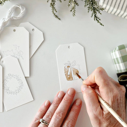 Christmas Paintable Gift Tags by Emily Lex