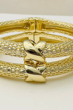 Woven Hinged Bracelet