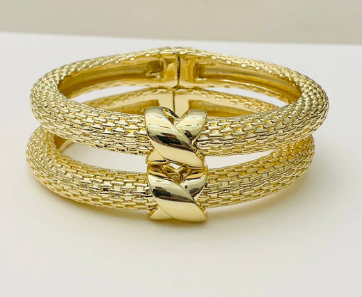 Woven Hinged Bracelet