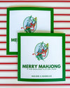 Merry Mahjong: A Fun Mahjong Playing Card (Set of 4)