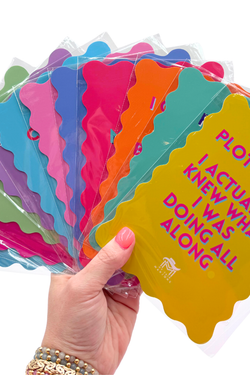 Mahjong Scalloped Shuffle Card