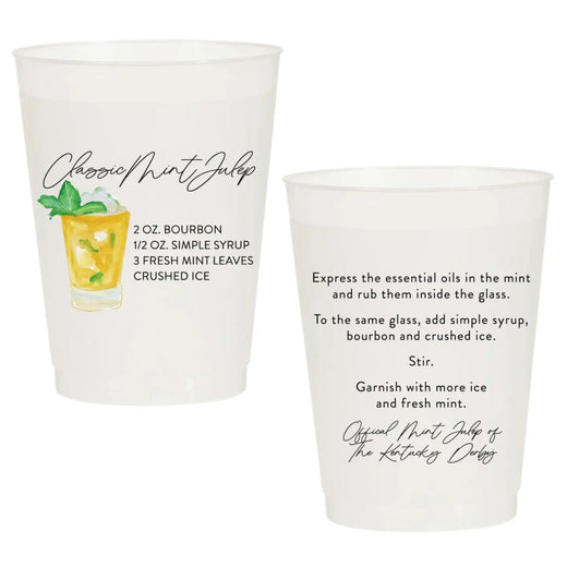 Derby Party Frosted Cups, 6 pack