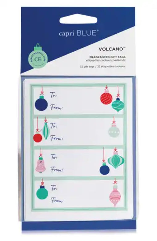 Volcano Fragranced Gift Tags