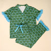 Slumber Party Pajama Pants Set–Everbloom Forest Green