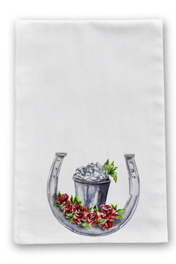 Mint Julep & Roses Tea Towel