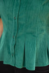 Floral Embroidered Button Down