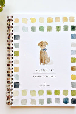Animals Watercolor Workbook by Emily Lex