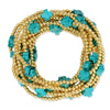 3mm Stretch Bracelets with Stone Crosses