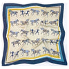 Equestrian Print Silk Scarf