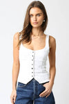 Paloma Button Top