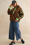 Leopard Sherpa Pullover