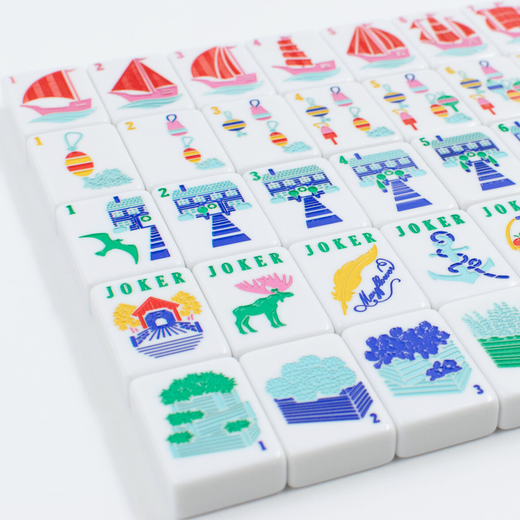 The New England Series Mahjong Tiles