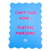 Mahjong Scalloped Shuffle Card