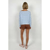 Stripe Brushed Boatneck Sweater