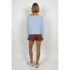 Stripe Brushed Boatneck Sweater