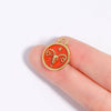 Zodiac Charm - 18K Gold PVD Epoxy