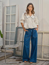 Soft Denim Straight Pants