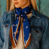 Equestrian Western Horse Twilly Satin Scarf