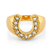 Lucky Horseshoe Signet RIng