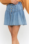 Adjustable Denim Skirt