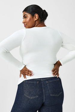 Spanx Better Base Long Sleeve Crew Shirt