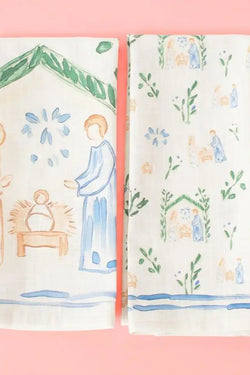 Nativity Holiday Dish Towel