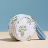 Quilted Round Coin Pouch with Tassel