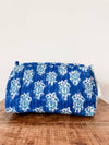 Cosmetic Block Print Pouch