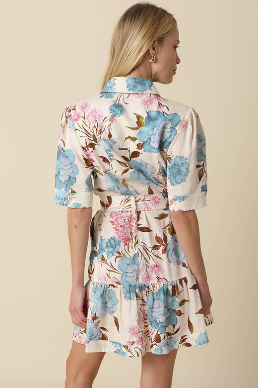 Anika Floral Belt Dress