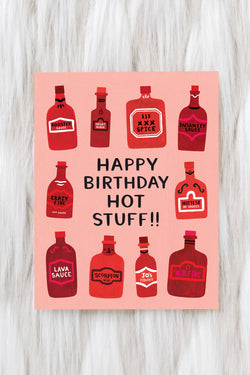 Hot Stuff Birthday Greeting Card