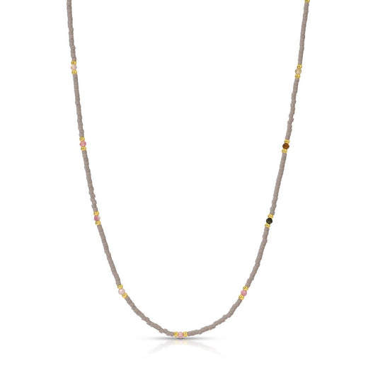 Miyuki Delica Stone Necklace