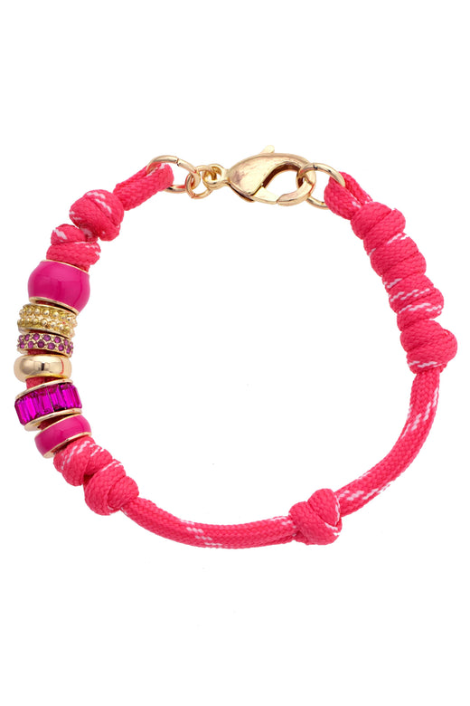 Lottie Multi Bead Paracord Bracelet