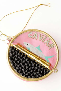 Caviar Boxed Glass Ornament