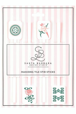 Acrylic Stir Sticks - Mahjong Tiles - Set of 4