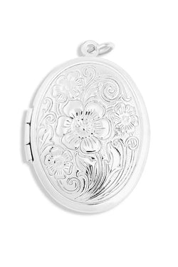 Floral Textured Locket